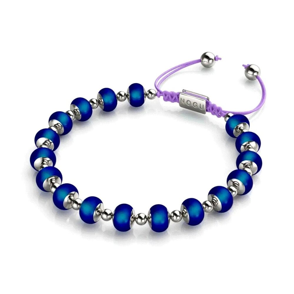 CHROMATA | SILVER X LILAC | MOOD STONE CHARM BRACELET ~ NEW